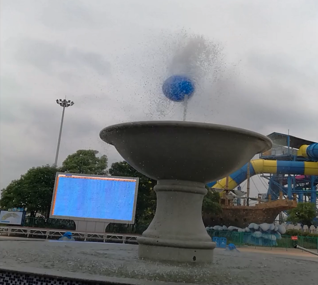 水顶球喷泉